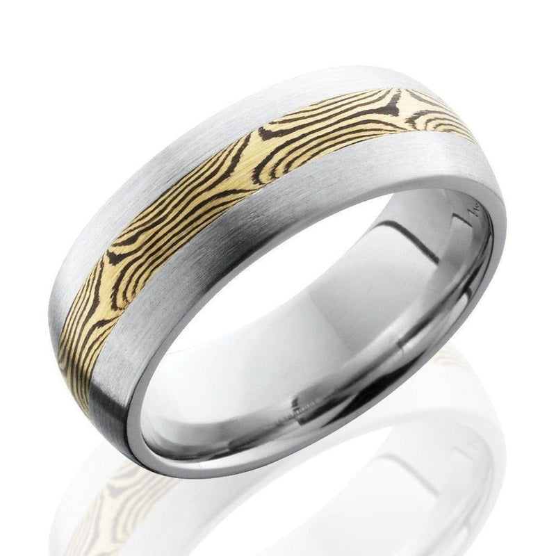 Cobalt Mokume Gane Band - Everett Jewelry