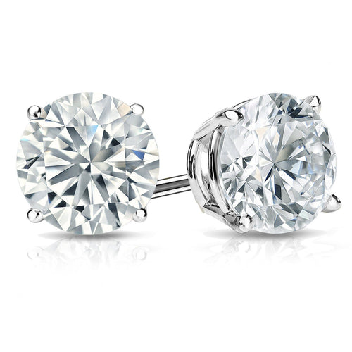 Round Stud Earrings | Diamond Stud Earrings | Everett Jewelry