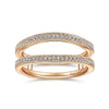 Gabriel Bridal ENGAGEMENT RINGS 14K Rose Gold Diamond Matching Wedding Band