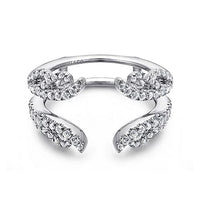 Gabriel Bridal ENGAGEMENT RINGS 14K White Gold Diamond Ring Enhancer - 0.53 ct