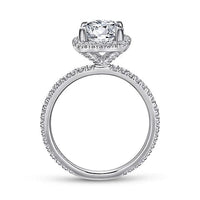Round Halo Engagement Rings | Round Halo Ring | Everett Jewelry