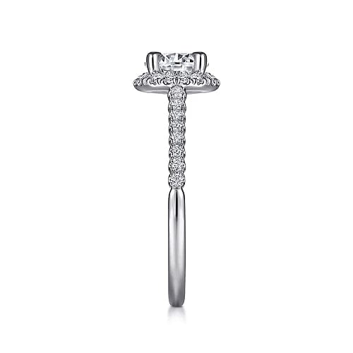 Halo Diamond Engagement Ring | Halo Engagement Ring | Everett Jewelry