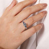 Gabriel Bridal ENGAGEMENT RINGS 14kt 3 Stone Ring