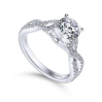 Gabriel Bridal ENGAGEMENT RINGS 14kt Contemporary Style Ring
