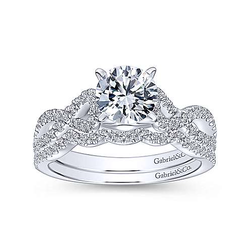 Gabriel Bridal ENGAGEMENT RINGS 14kt Contemporary Style Ring