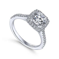 Gabriel Bridal ENGAGEMENT RINGS 14kt Halo Style Ring