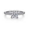 Gabriel Bridal ENGAGEMENT RINGS 14kt Tiffany Style Ring