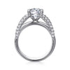 Gabriel Bridal ENGAGEMENT RINGS Clark - 14K White Gold Round Diamond Engagement Ring