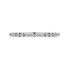 Gabriel Bridal ENGAGEMENT RINGS Devinne - 14K White Gold Single Prong Diamond Anniversary Band - 0.34 ct