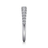 Gabriel Bridal ENGAGEMENT RINGS Kiana - 14K White Gold Diamond Anniversary Band - 0.48 ct