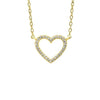 Diamond Love Heart Necklace Necklaces and Pendants Gemsone [Everett Jewelry Shreveport Louisiana]