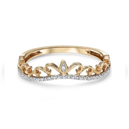 14kt Rose Gold Crown Ring Ring Gemsone [Everett Jewelry Shreveport Louisiana]