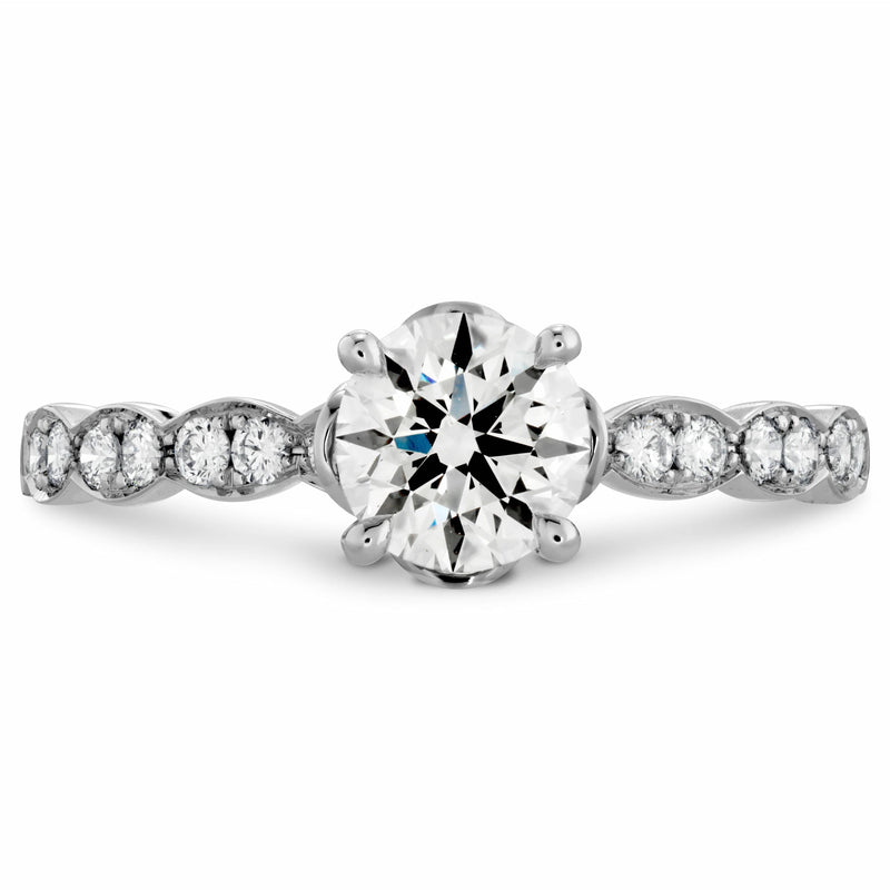 Hearts on Fire ENGAGEMENT RINGS Hearts on Fire - Lorelei Floral Engagement Ring