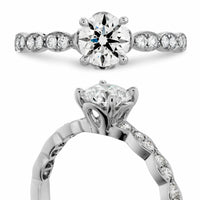 Hearts on Fire ENGAGEMENT RINGS Hearts on Fire - Lorelei Floral Engagement Ring
