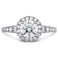 Hearts on Fire ENGAGEMENT RINGS Hearts on Fire - Transcend Premier Halo Engagement Ring
