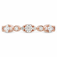 Hearts on Fire Wedding Band Hearts on Fire - Bezel Regal Band