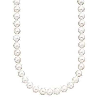 14kt White Gold 5-5.5MM Pearl Strand Necklaces and Pendants Imperial Pearl [Everett Jewelry Shreveport Louisiana]