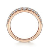 Kiana - 14K Rose Gold Diamond Anniversary Band - 0.48 ct - Everett Jewelry