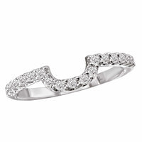 14kt Emerald Halo Ring with Side Diamonds ENGAGEMENT RINGS La Vie [Everett Jewelry Shreveport Louisiana]