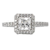 14kt Princess Halo Ring ENGAGEMENT RINGS La Vie [Everett Jewelry Shreveport Louisiana]