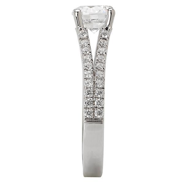 14kt Solitaire with Split Shank ENGAGEMENT RINGS La Vie [Everett Jewelry Shreveport Louisiana]