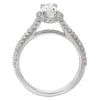 14kt Split Shank Halo Ring ENGAGEMENT RINGS La Vie [Everett Jewelry Shreveport Louisiana]