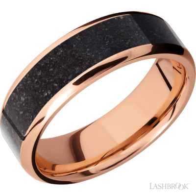 Rose Gold Band | Men's Rose Gold Band | Everett Jewelry
