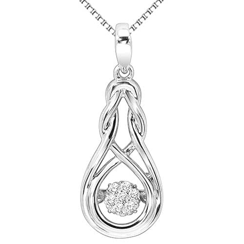 Love Knot Diamond Rhythm of Love Pendant - Everett Jewelry