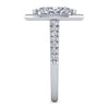 Lyla - 14K White Gold Marquise Halo Diamond Engagement Ring - Everett Jewelry