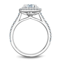 14kt Double Halo Engagement Ring ENGAGEMENT RINGS Noam Carver [Everett Jewelry Shreveport Louisiana]