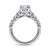 Reed - 14K White Gold Oval Diamond Engagement Ring - Everett Jewelry