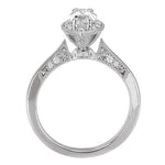 18kt Marquise Halo Ring ENGAGEMENT RINGS Romance [Everett Jewelry Shreveport Louisiana]