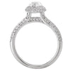 Pave Halo Engagement Ring ENGAGEMENT RINGS Romance [Everett Jewelry Shreveport Louisiana]