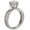 18kt Split Shank Engagement Ring ENGAGEMENT RINGS Romance [Everett Jewelry Shreveport Louisiana]