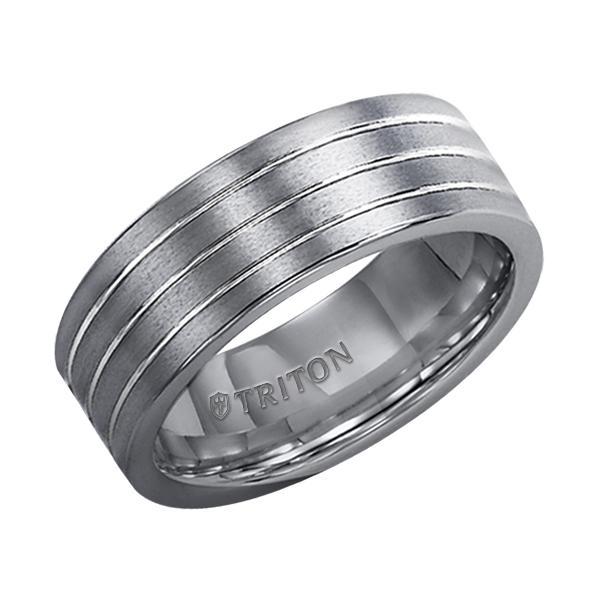 Tungsten Carbide Wedding Band - Everett Jewelry